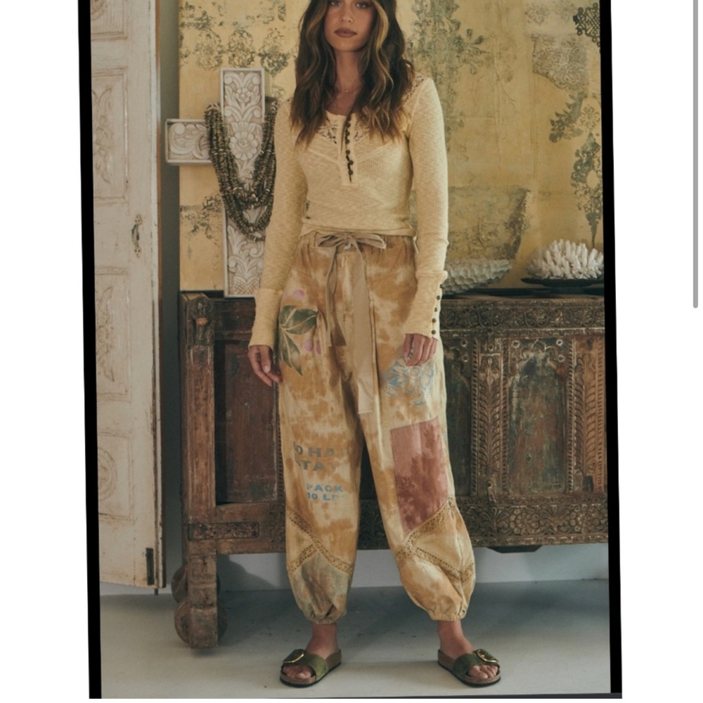 💛BRAND NEW WITH TAGS Free People Long Time Gone Balloon Pants💛
